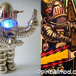 Robby the Robot Pat Lawlor Twilight Zone pinball mod Robby the Robot Pat Lawlor Twilight Zone pinball mod